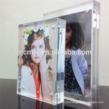 2016 pure crystal photo frame, crystal photo frame for fixing photos